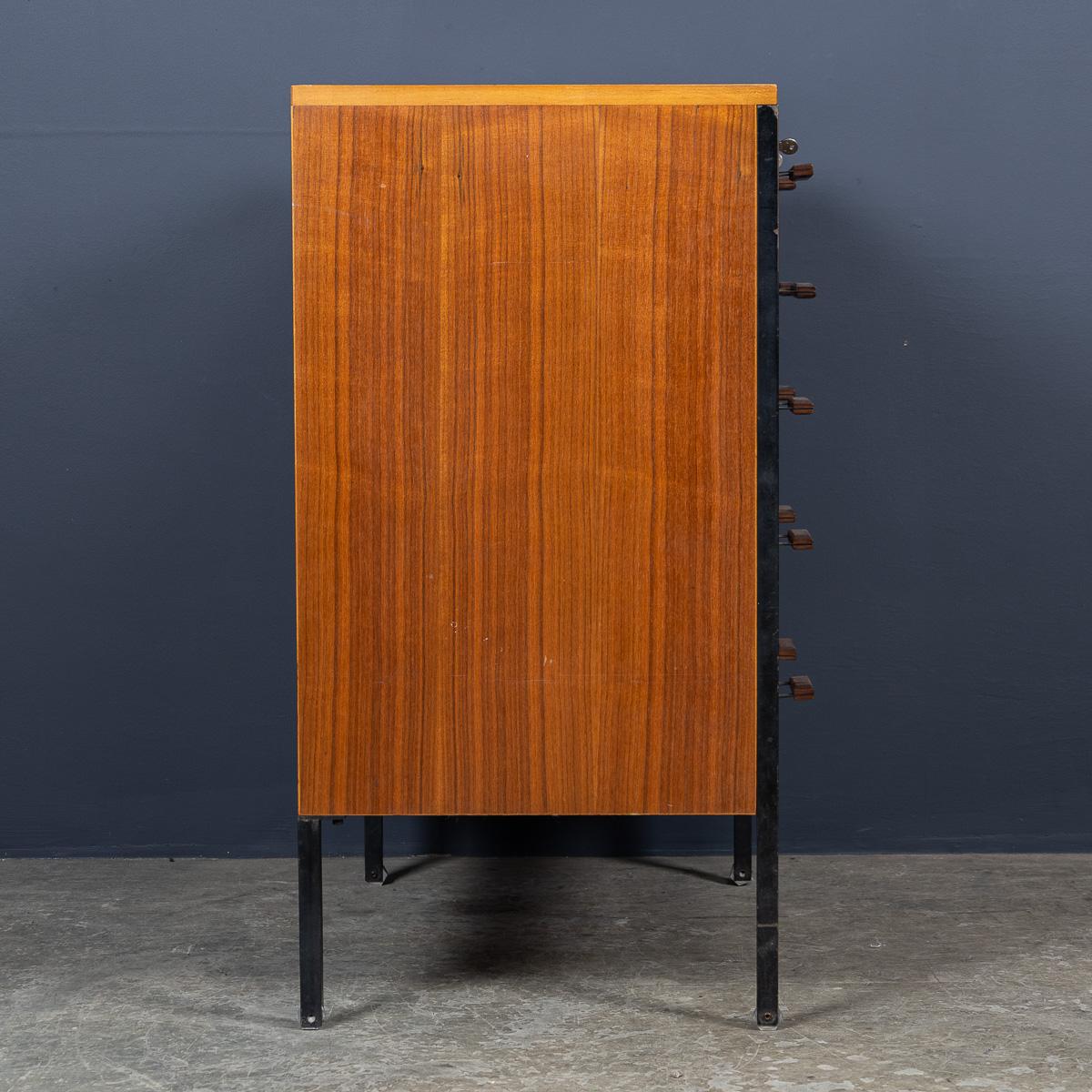 Métal Commode italienne vintage du 20ème siècle par Ico Parisi pour Mim Roma c.1950 en vente