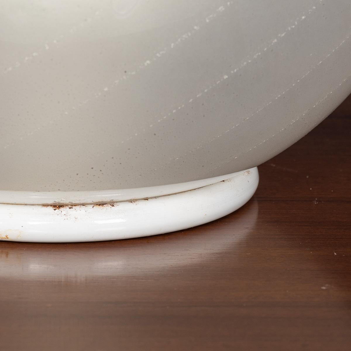 Vintage Siglo XX Lámpara de mesa italiana en forma de huevo, Murano c.1980 en venta 4
