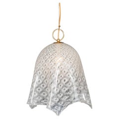 Vintage 20th Century Italian "Fazzoletto" Pendant Lamp By La Murrina, Murano