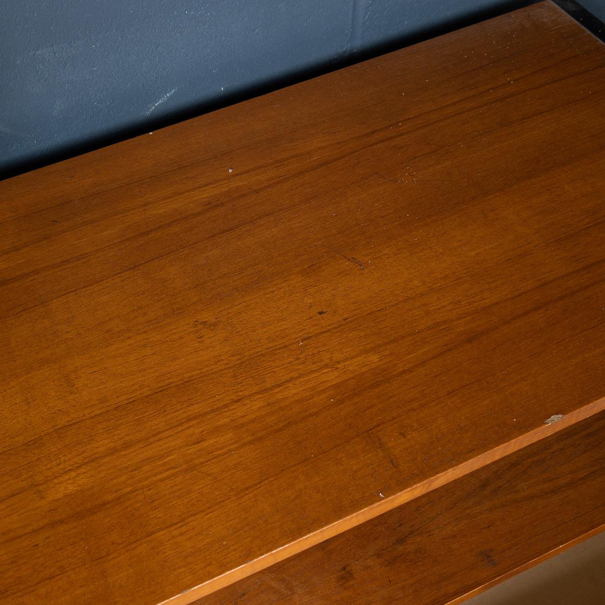 Vintage 20th Century Italian Modular Teak Wall Cabinet c.1960 For Sale 15