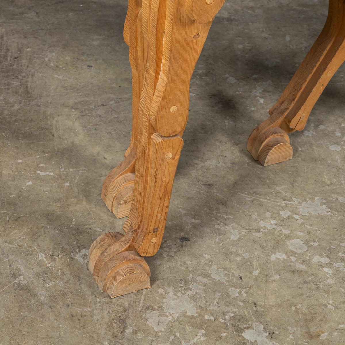 Sculpture italienne vintage du 20ème siècle en bois multicouches, c.1980 en vente 9