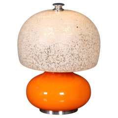Vintage 20th Century Italian Murano Glass "Mushroom" Table Lamp c.1970