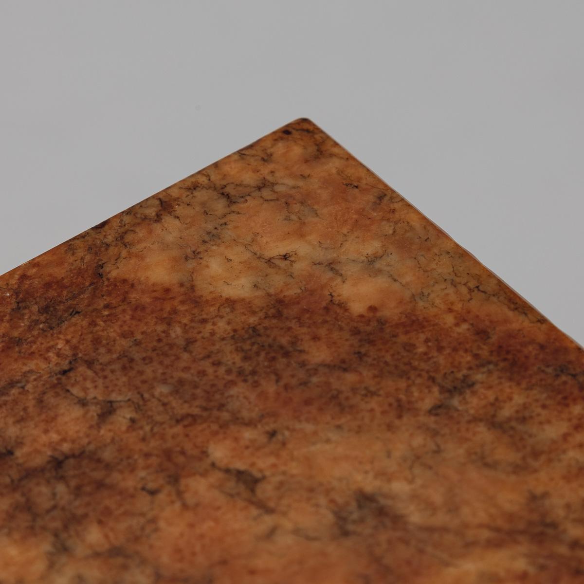 Vintage 20th Century Italian Rosso Verona Marble Cigarette Box c.1960 en vente 5