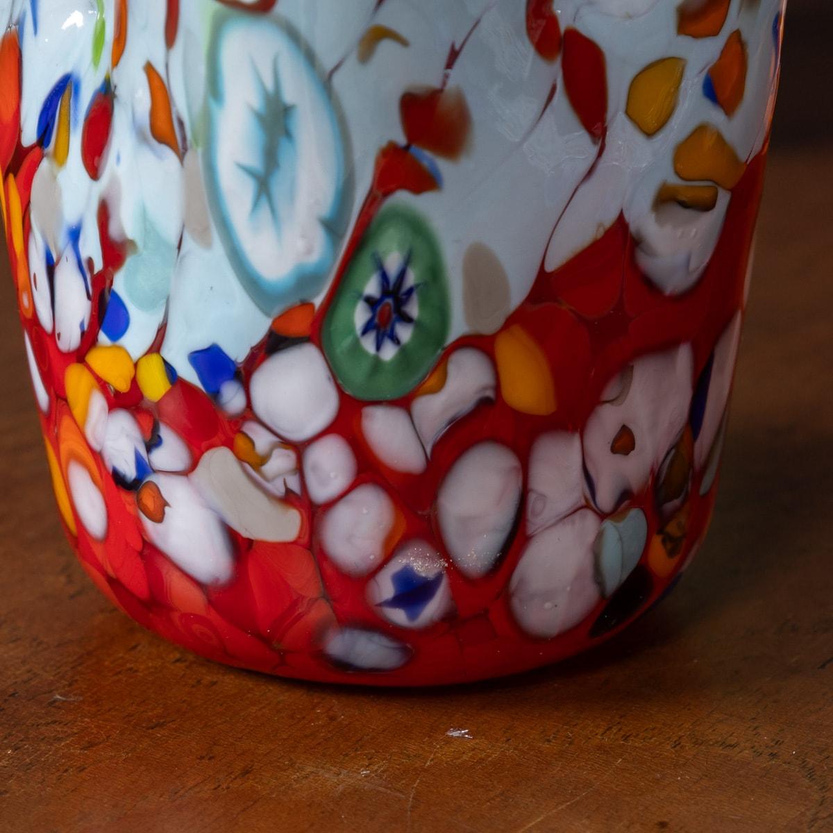 Ensemble italien du 20ème siècle de 8 verres à boire fabriqués à la main à Murano en vente 5