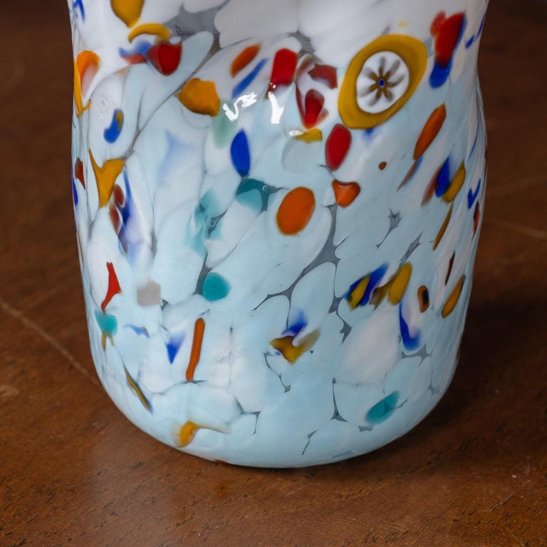Vintage 20th Century Italian Set Of 8 Handmade Drinking Glasses Made In  Murano at 1stDibs