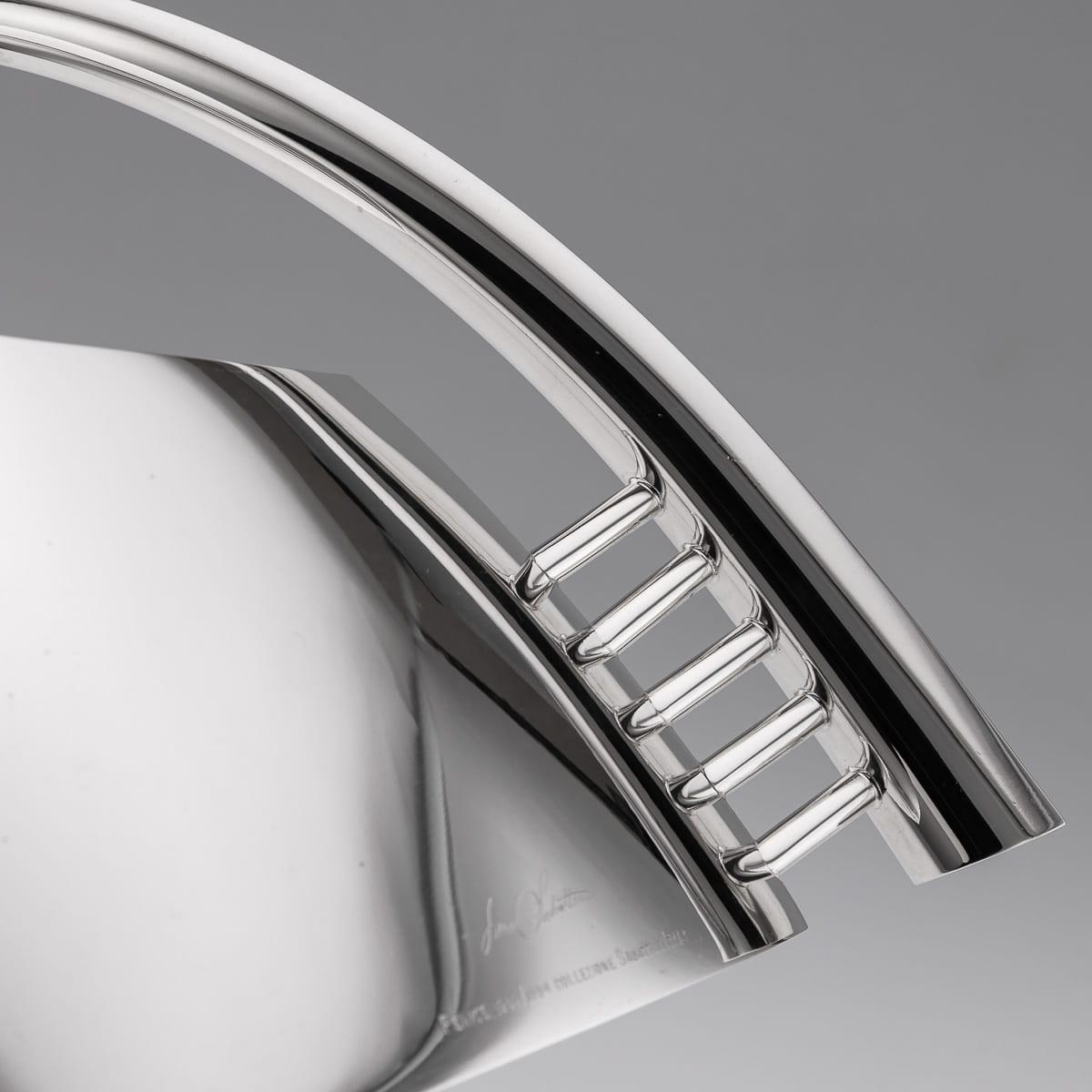 Vintage 20. Jahrhundert Italienisch versilbert fünf Stück Tee-Set von Sabattini im Angebot 9