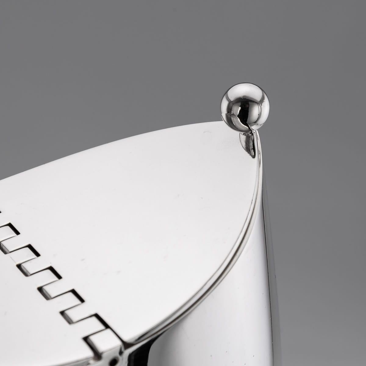 Vintage 20. Jahrhundert Italienisch versilbert fünf Stück Tee-Set von Sabattini im Angebot 10