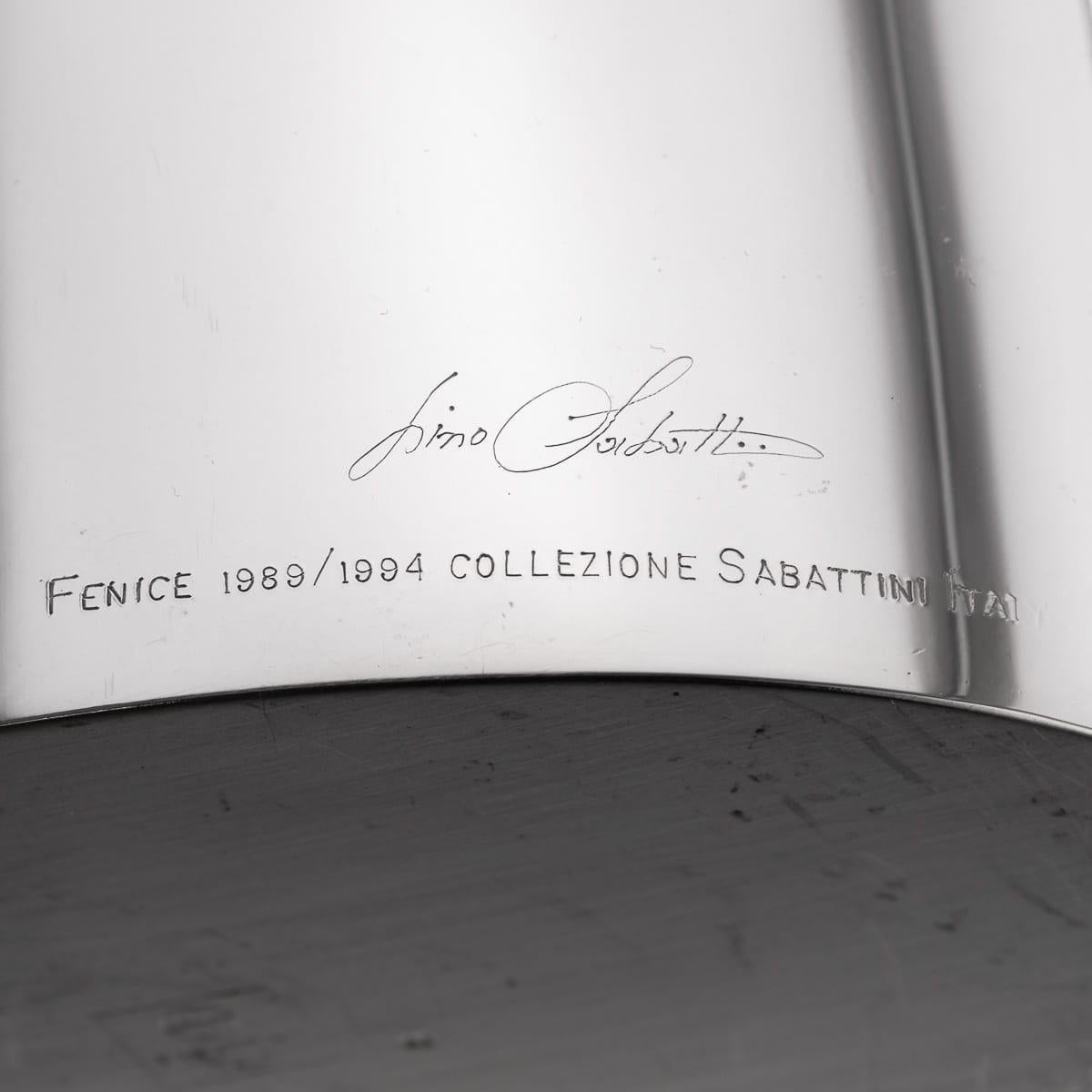 Vintage 20. Jahrhundert Italienisch versilbert fünf Stück Tee-Set von Sabattini im Angebot 14