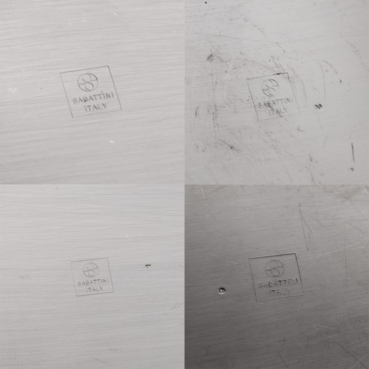 Vintage 20. Jahrhundert Italienisch versilbert fünf Stück Tee-Set von Sabattini im Angebot 15