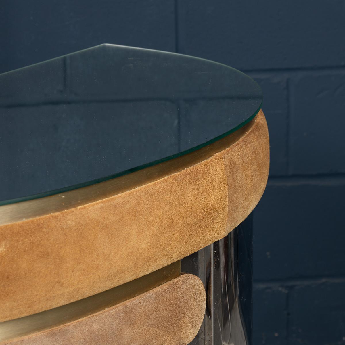 Vintage 20th Century Italian Standing Dry Bar By Willy Rizzo c.1970 For Sale 4