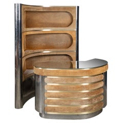 Vintage 20th Century Italian Standing Dry Bar By Willy I.C. c.1970