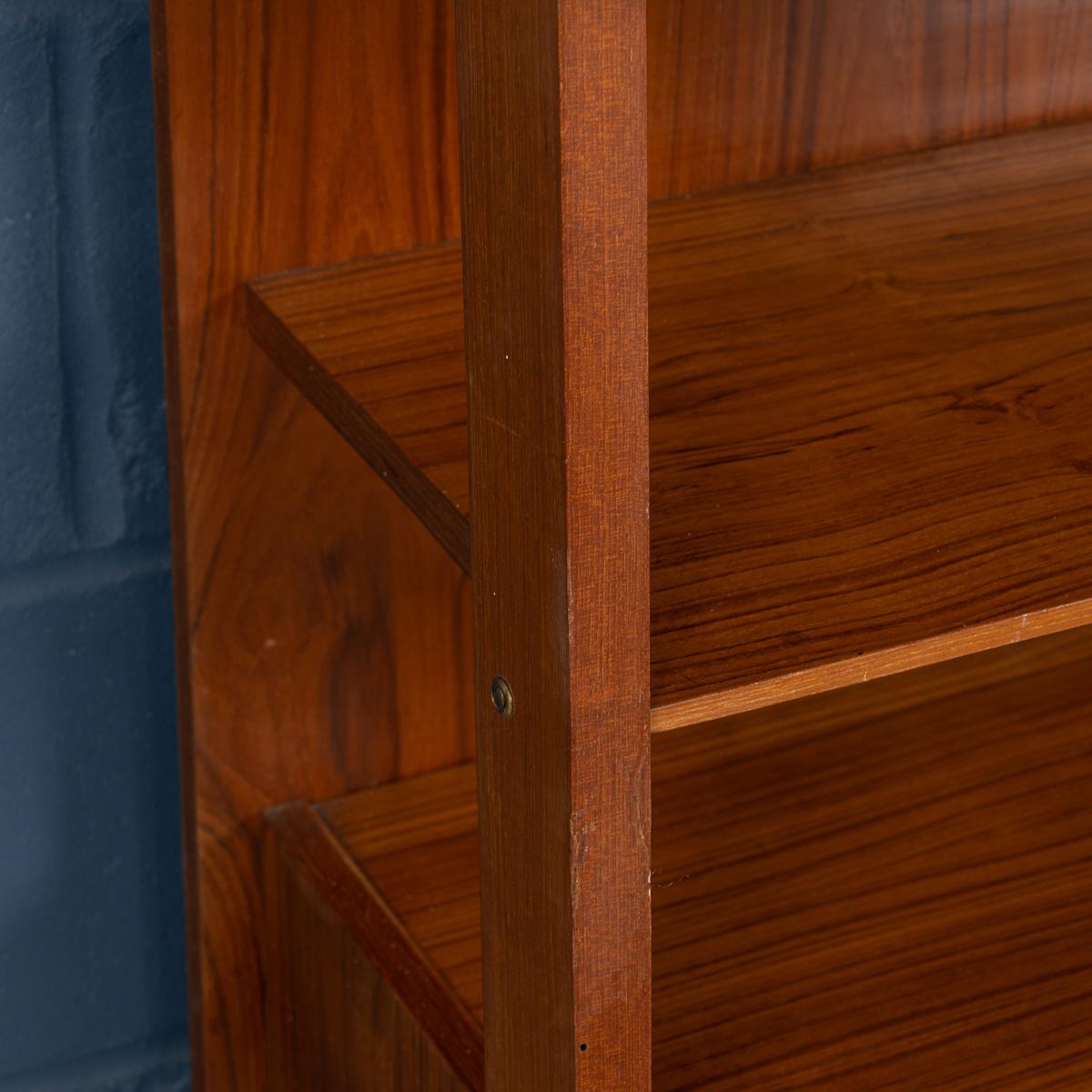Vintage 20th Century Italian Teak Wall Cabinet c.1960 For Sale 9