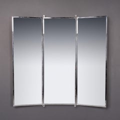 Vintage 20th Century Italian Wall Mounted Mirror, Milan c.1950