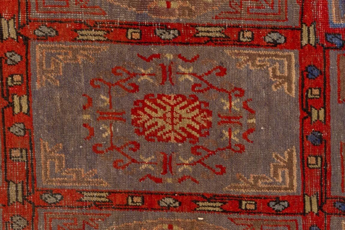 Hand-Knotted Vintage 20th Century Khotan Runner For Sale