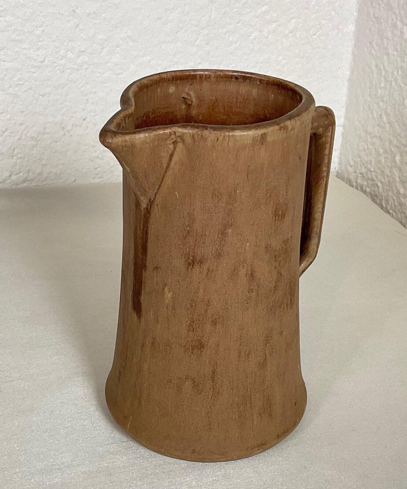 Vintage 20ème siècle Grand pichet en céramique Brown - 2Y545 Bon état - En vente à Bordeaux, FR