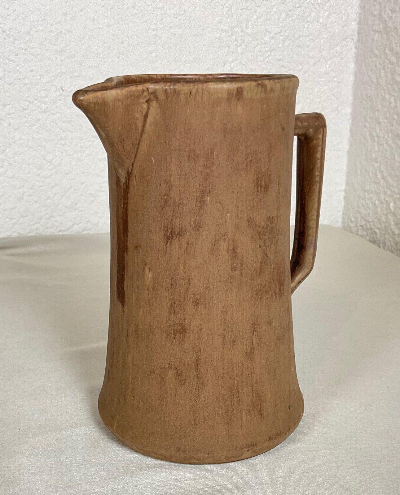 Céramique Vintage 20ème siècle Grand pichet en céramique Brown - 2Y545 en vente