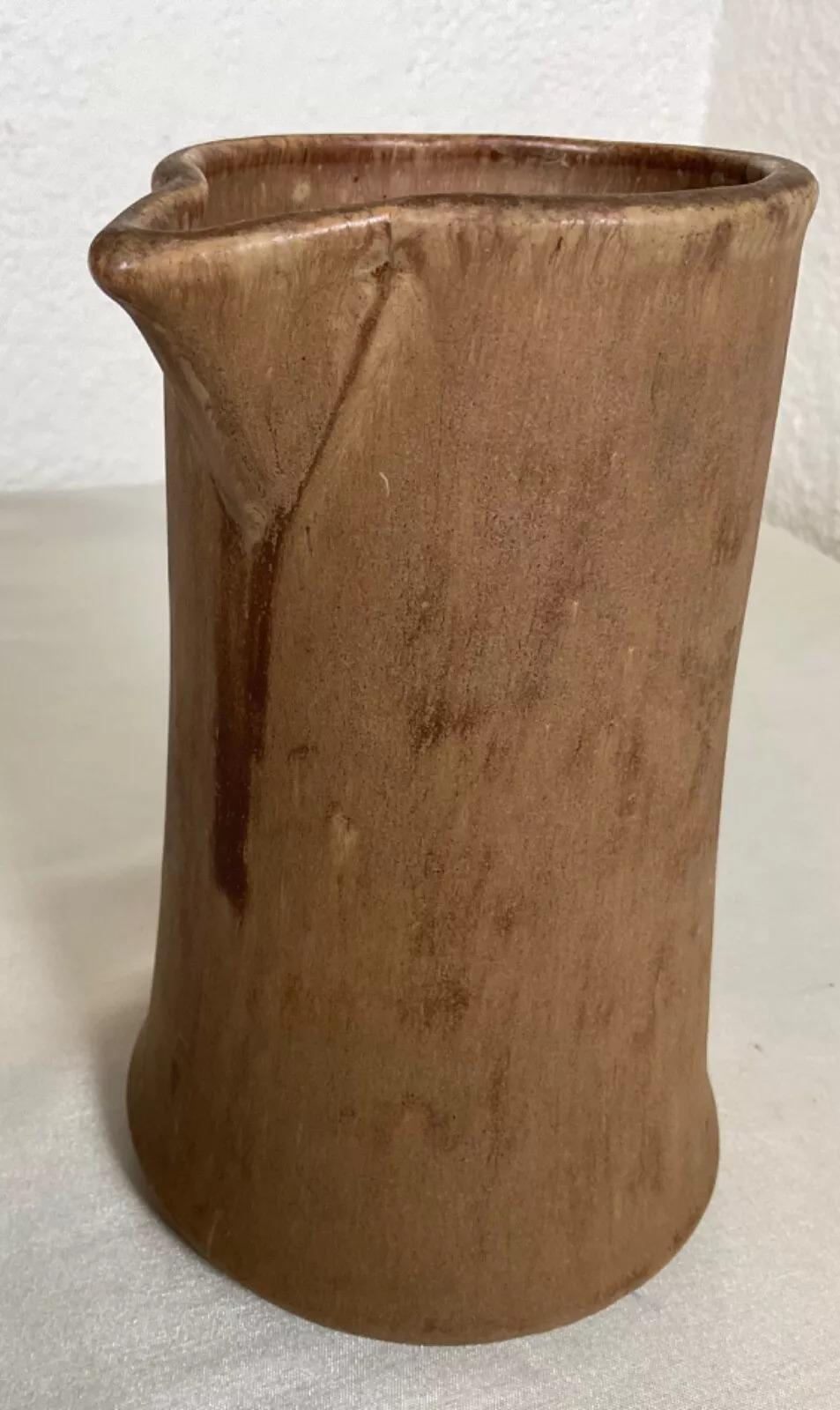 Vintage 20ème siècle Grand pichet en céramique Brown - 2Y545 en vente 3