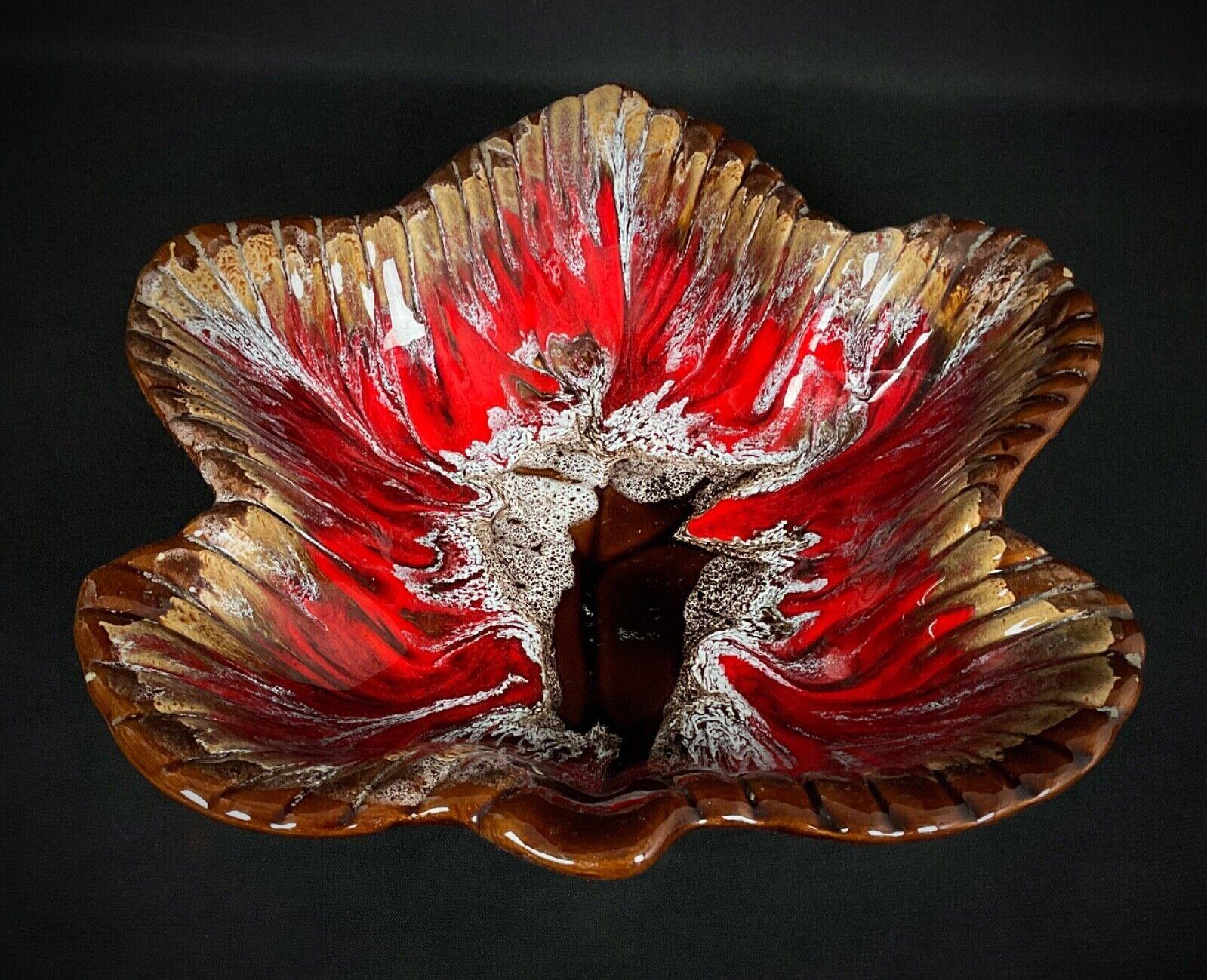 Vintage 20th Century Leaf-Shaped Dish – Vallauris Style - 2Y499 For Sale 1