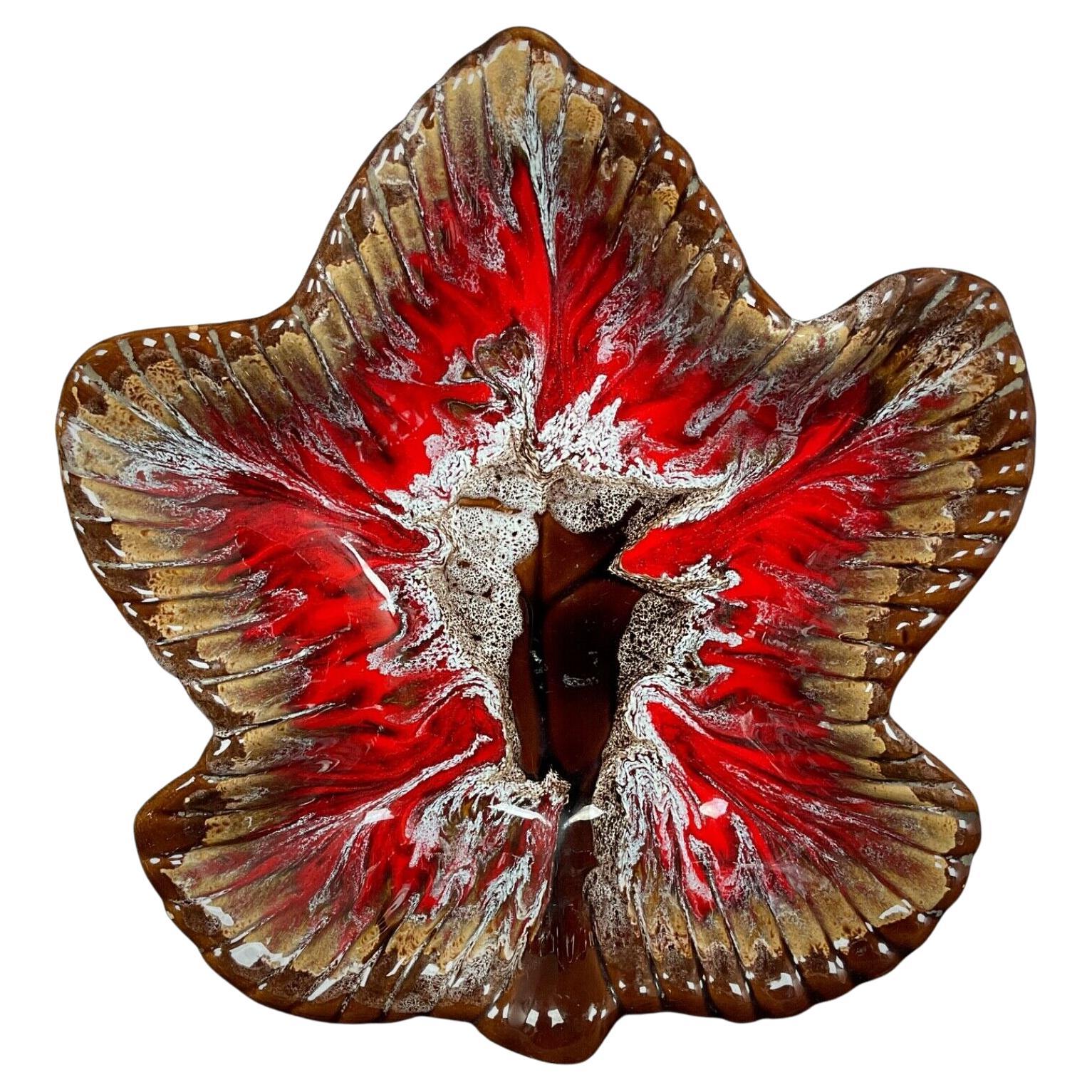 Vintage 20th Century Leaf-Shaped Dish – Vallauris Style - 2Y499