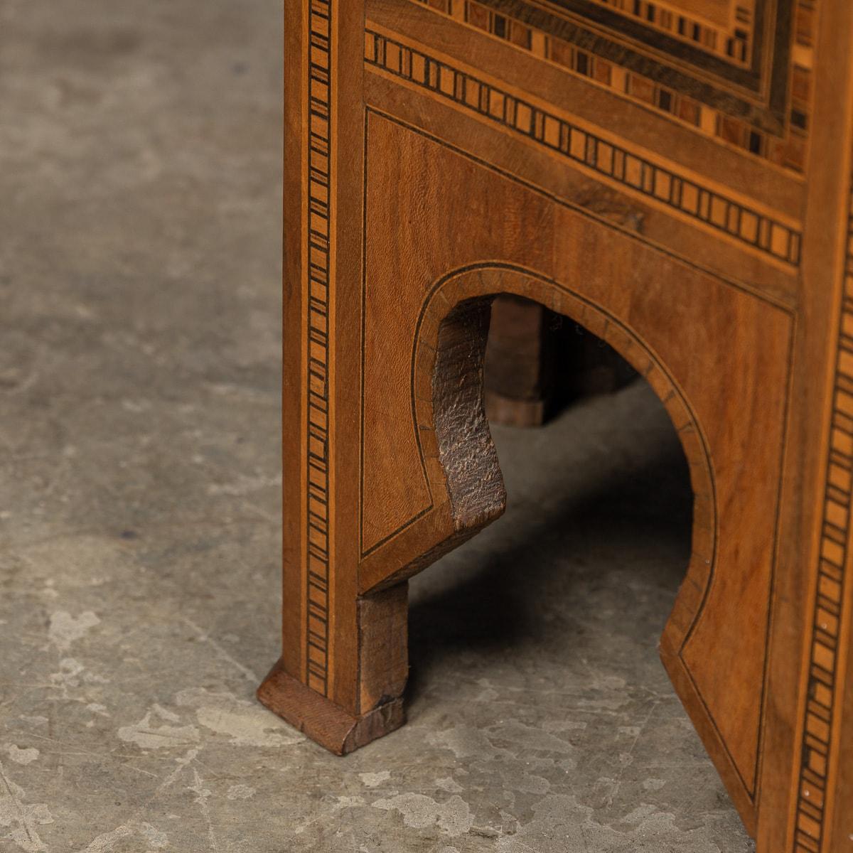 Vintage 20th Century Levantine Hexagonal Inlaid Table c.1950 For Sale 9