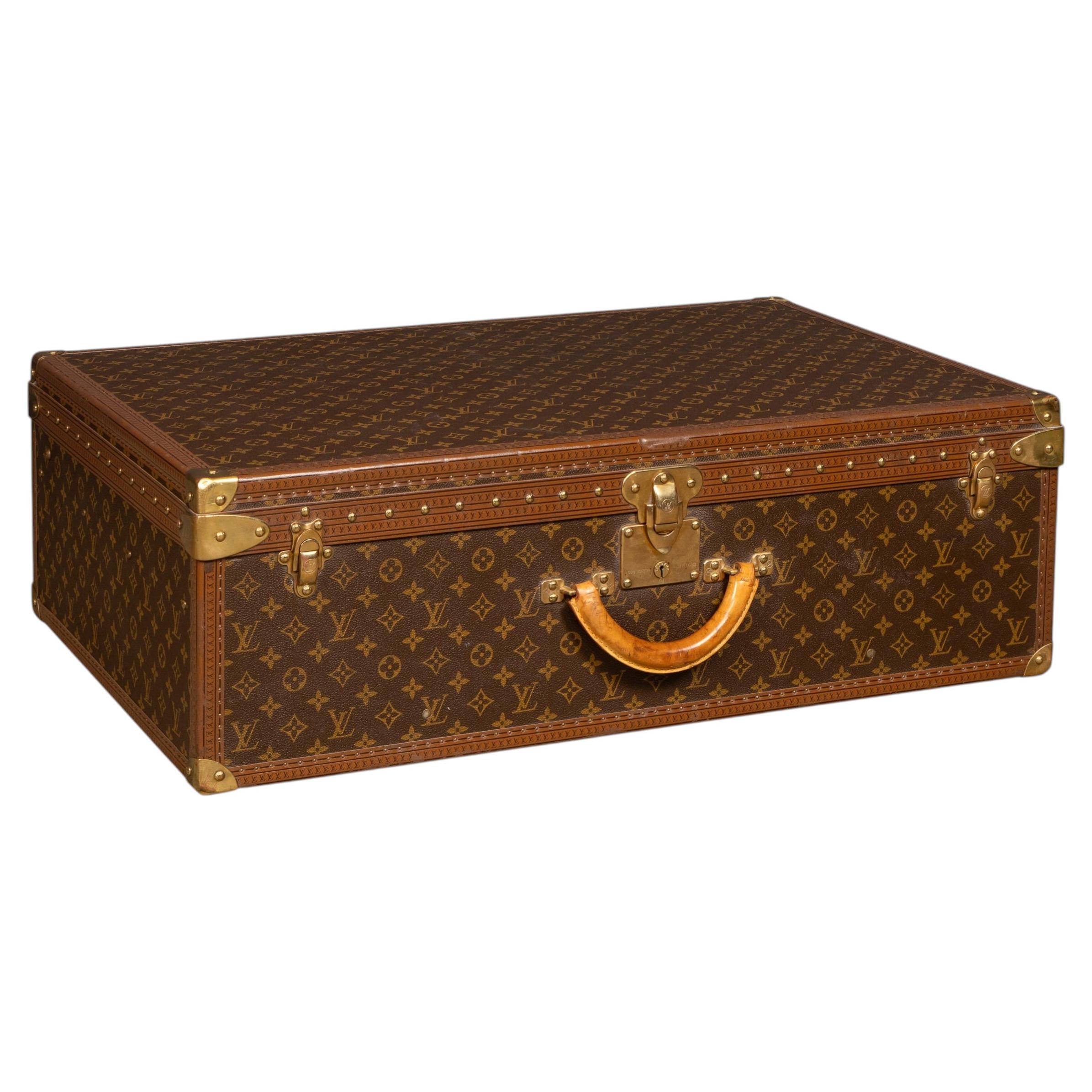 20th Century Louis Vuitton Suitcase In Monogram Canvas, France c
