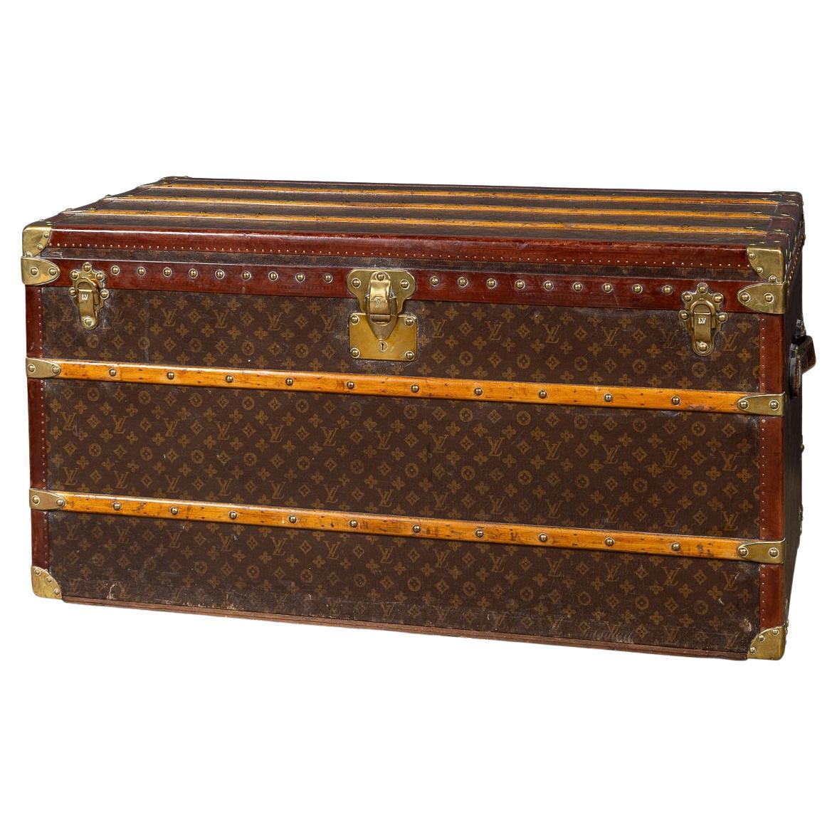 Vintage 20th Century Louis Vuitton Trunk In Monogram Canvas, France c.1926