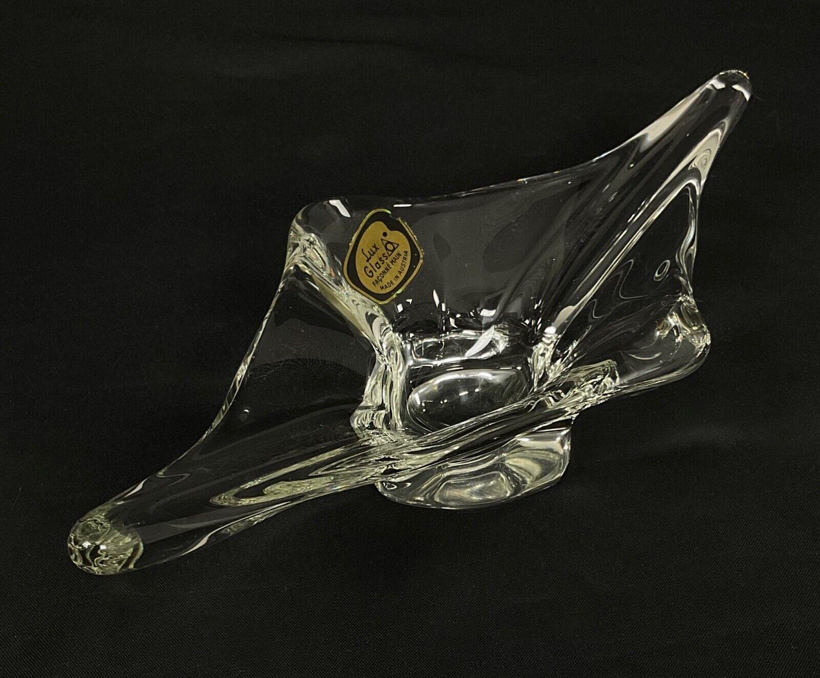 Vintage 20th Century Lux Glass Handmade Catchall – Austria - 2Y513 For Sale 7