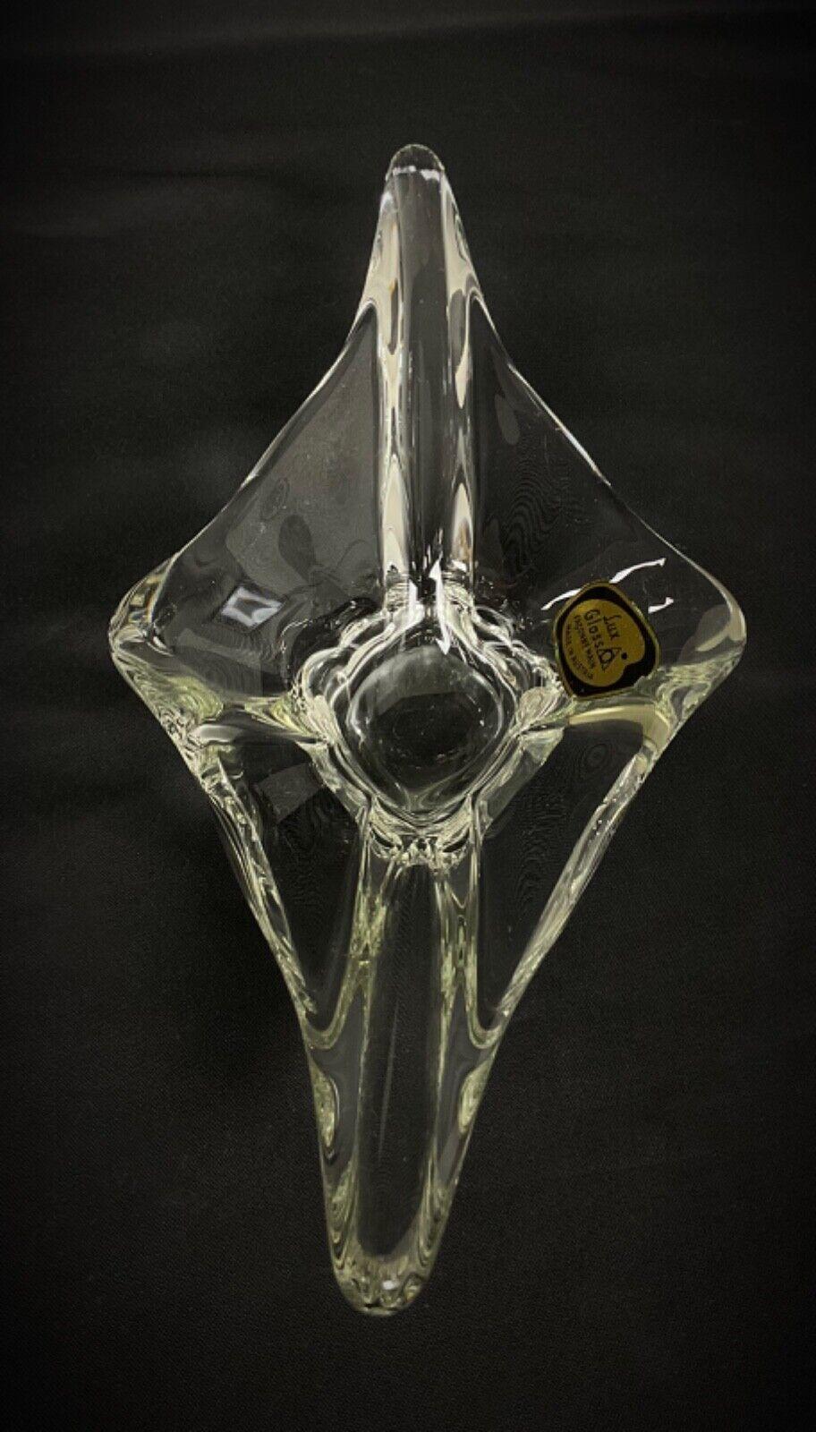 Vintage 20th Century Lux Glass Handmade Catchall – Austria - 2Y513 In Good Condition For Sale In Bordeaux, FR