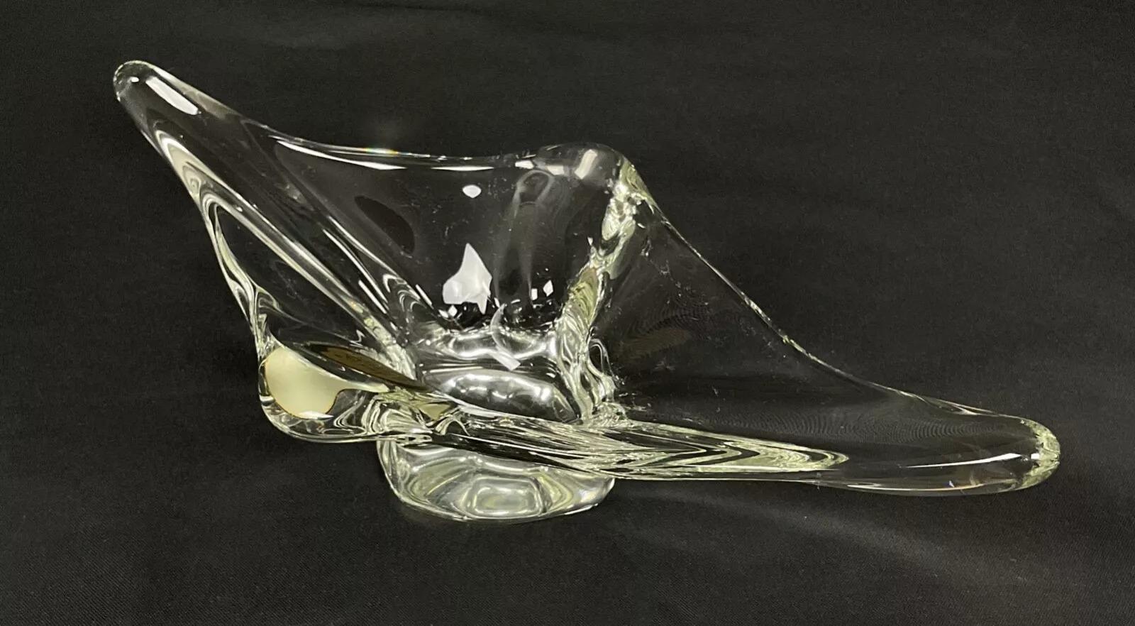 Vintage 20th Century Lux Glass Handmade Catchall – Austria - 2Y513 For Sale 5