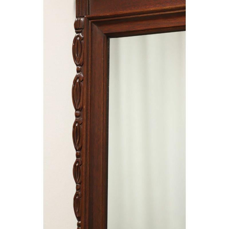 American Late 20th Century Mahogany Chippendale Style Wall Mirror For Sale