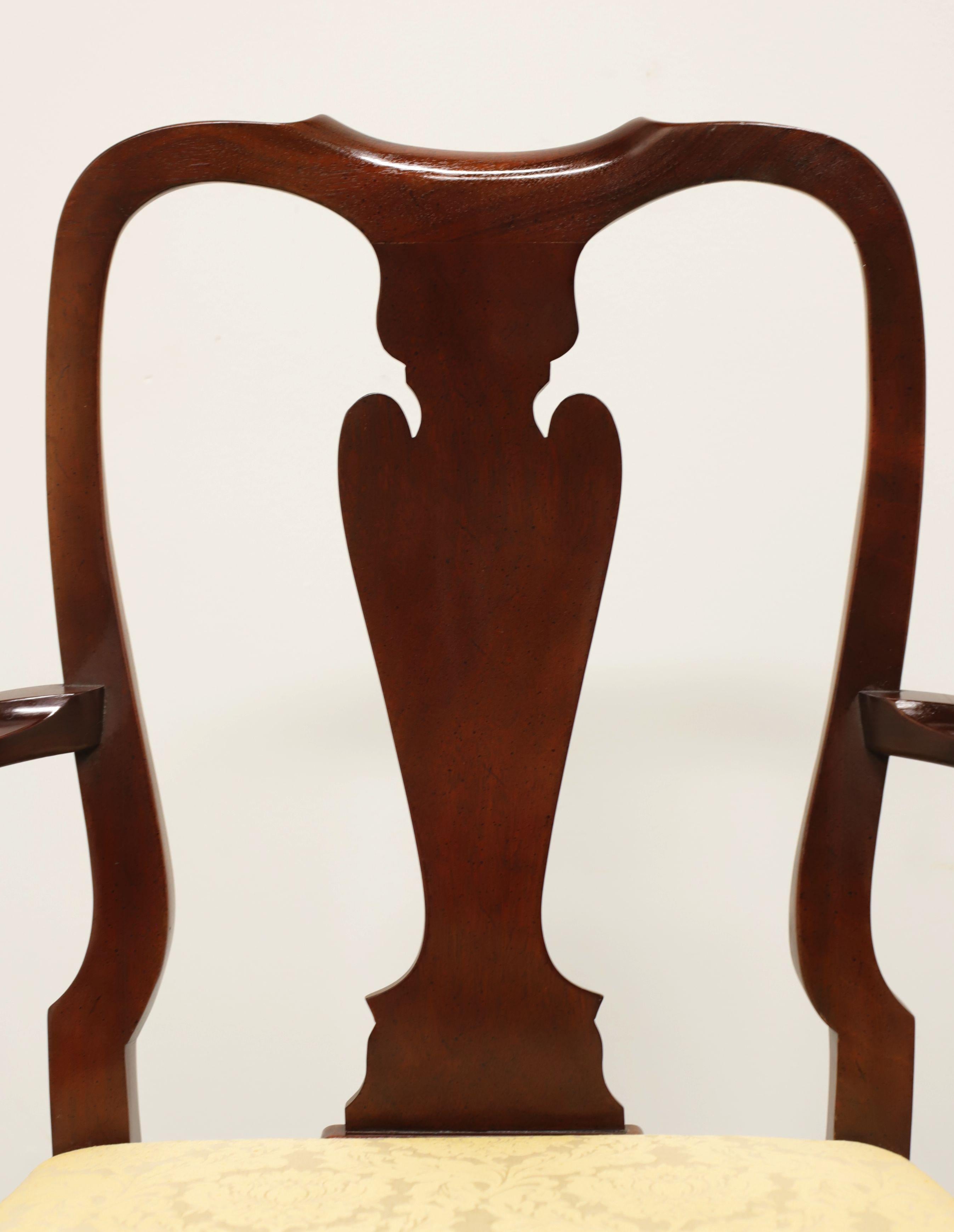 HICKORY CHAIR Mahogany Queen Anne Dining Chairs - Set of 6 1