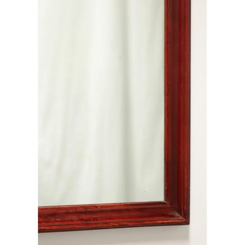 Late 20th Century Mahogany Traditional Federal Style Wall Mirror For Sale 2
