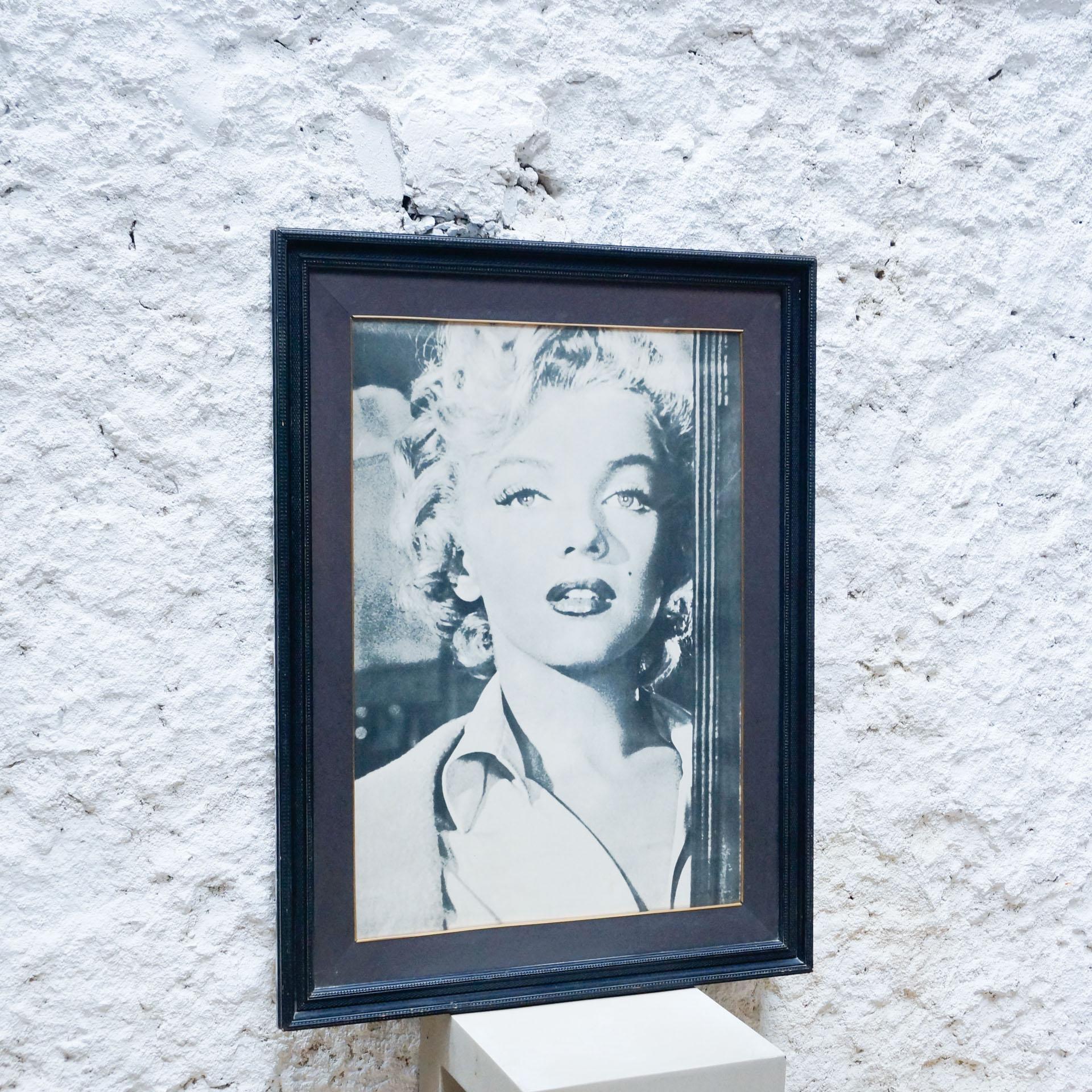 Mid-Century Modern Vintage 20th Century Marilyn Monroe Large Photography Print