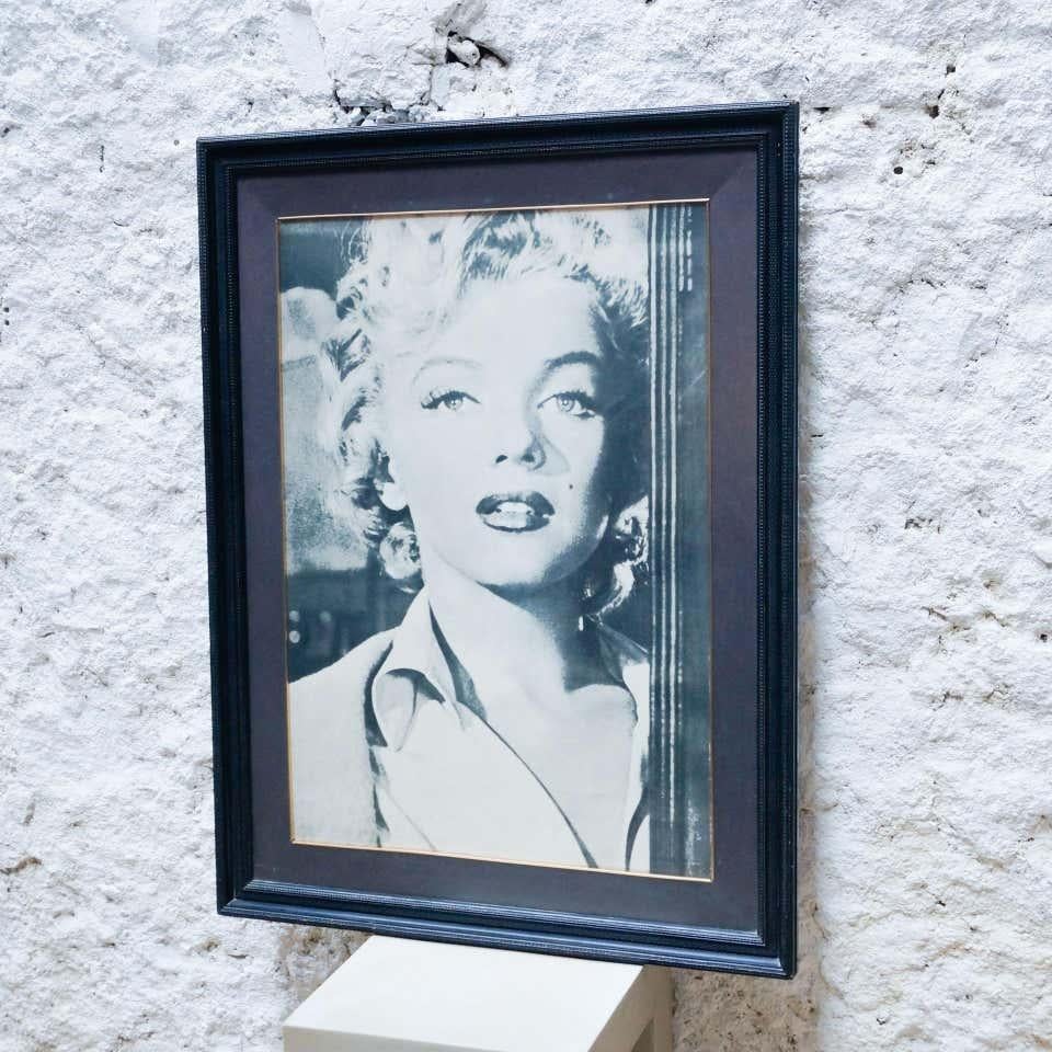 Großer Vintage-Fotodruck von Marilyn Monroe aus dem 20. Jahrhundert (Französisch) im Angebot