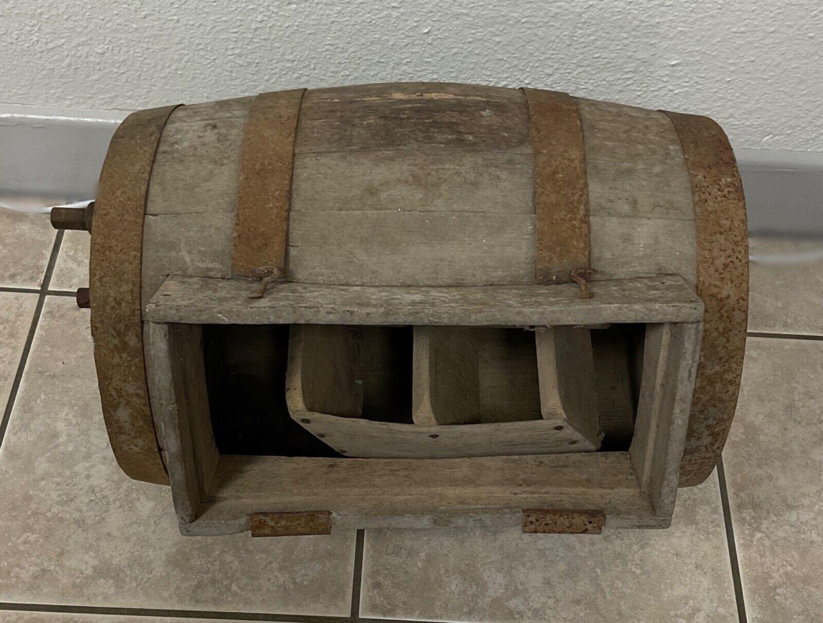 Zangola per burro della Normandia del 20° secolo - Pezzo decorativo in legno - 2Y493 in vendita 2