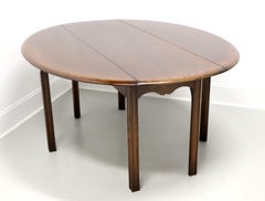 Vintage 20th Century Oak Distressed Gateleg Drop-Leaf Irish Wake Dining Table