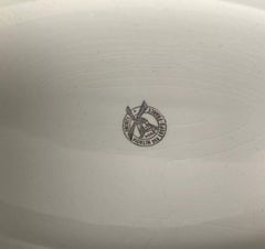 Vintage 20th Century Oval Serving Plate –Moulin des Loups France Orchies - 2Y511