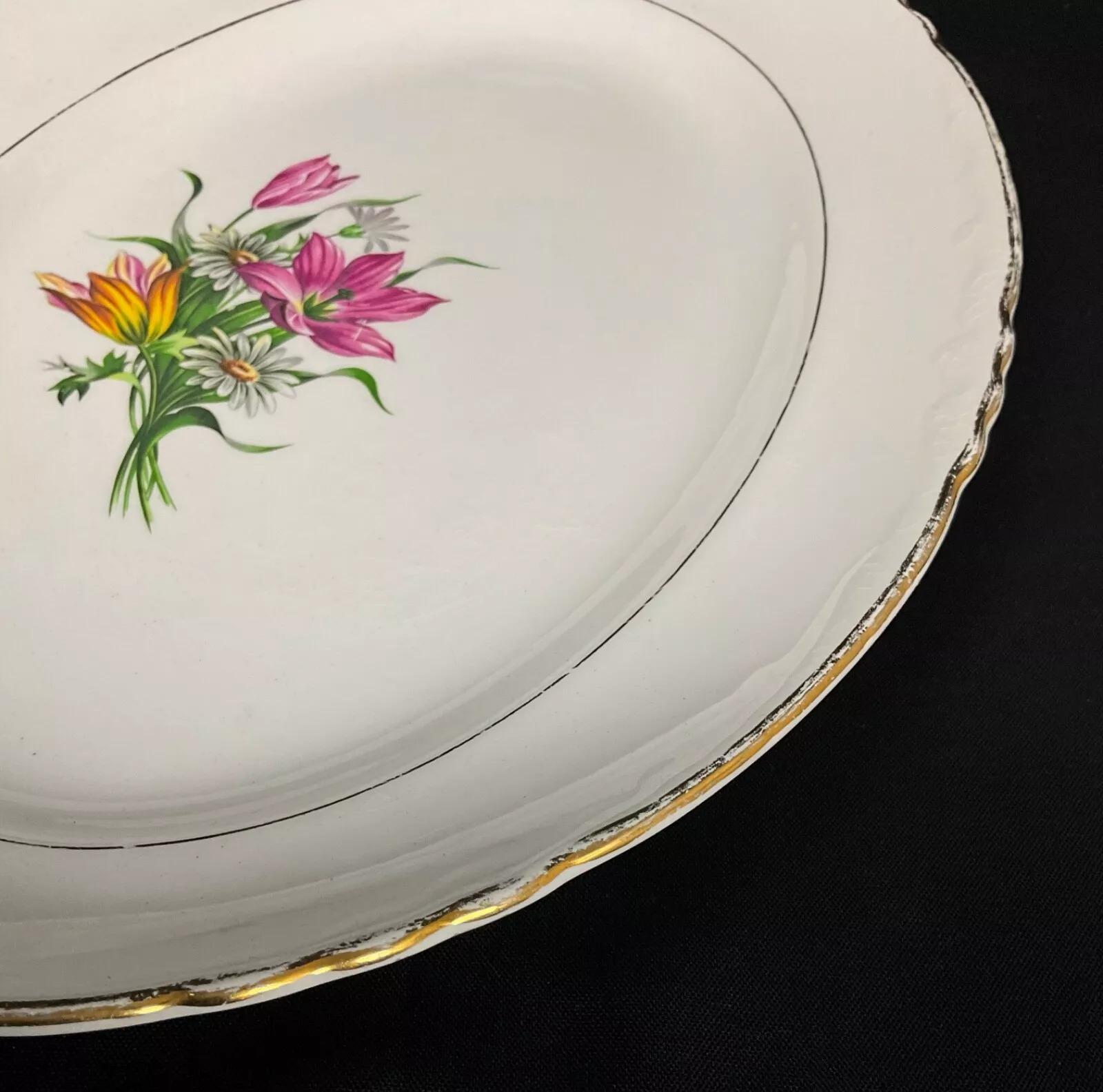 Vintage 20th Century Oval Serving Plate –Moulin des Loups France Orchies - 2Y511 For Sale 5