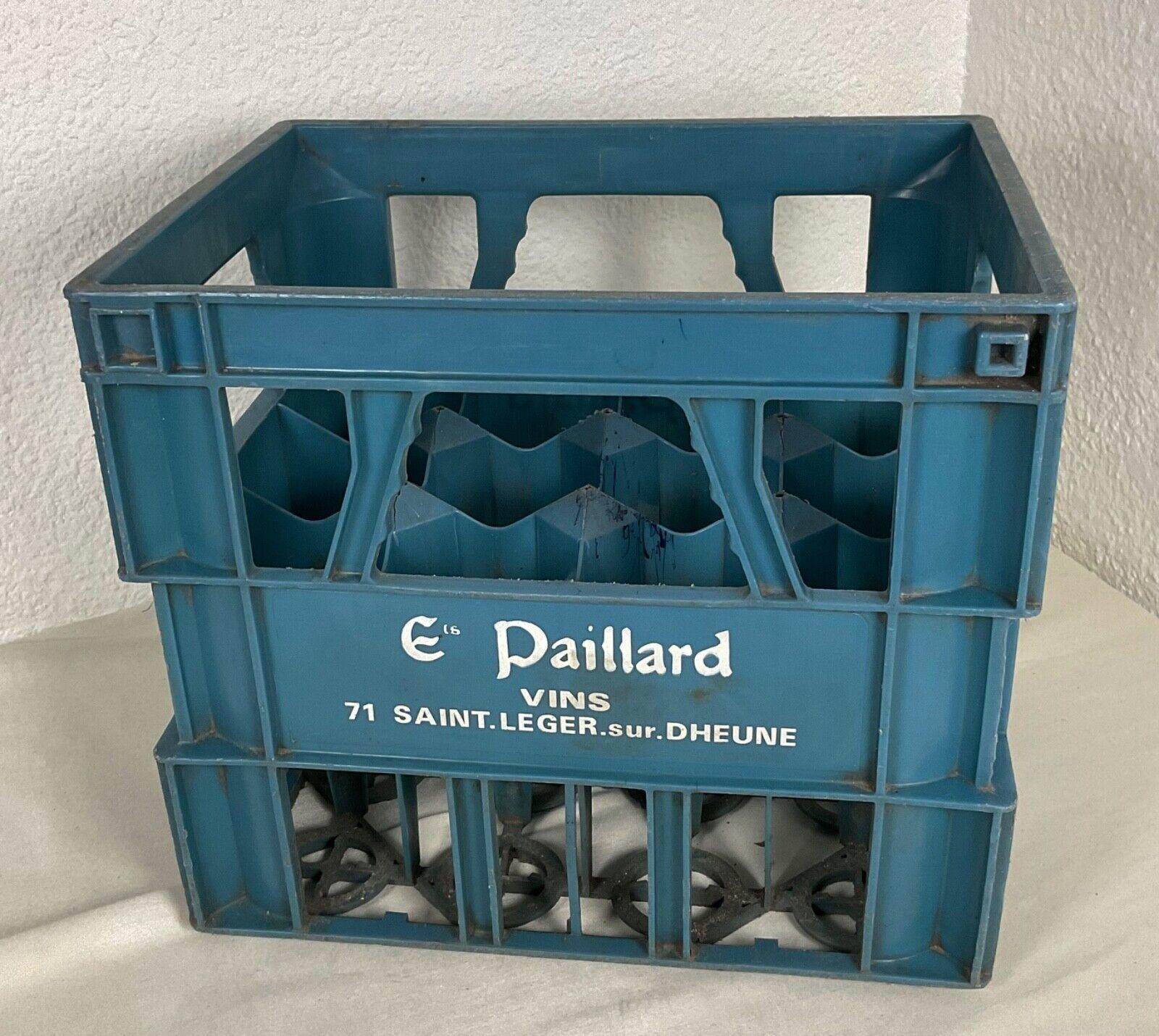 Vintage 20th-Century Paillard Bottle Crate - French Utility Charm - 2Y550 In Good Condition For Sale In Bordeaux, FR