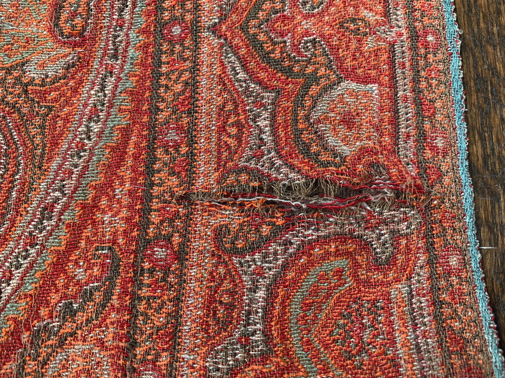 Plaid Vintage 20ème siècle Paisley 1