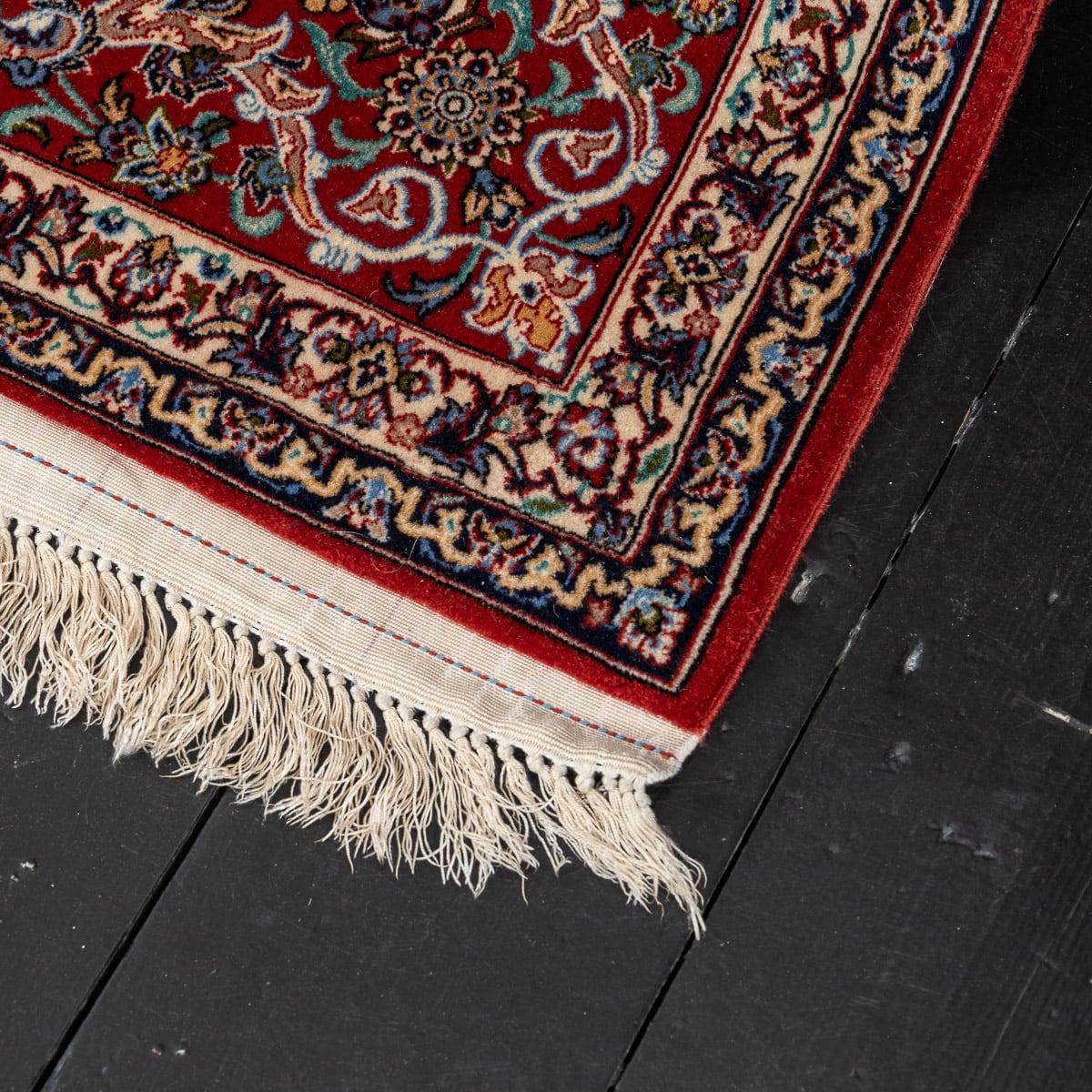 Feiner handgefertigter persischer Isfahan-Teppich des 20. Jahrhunderts, Vintage, um 1980 im Angebot 9