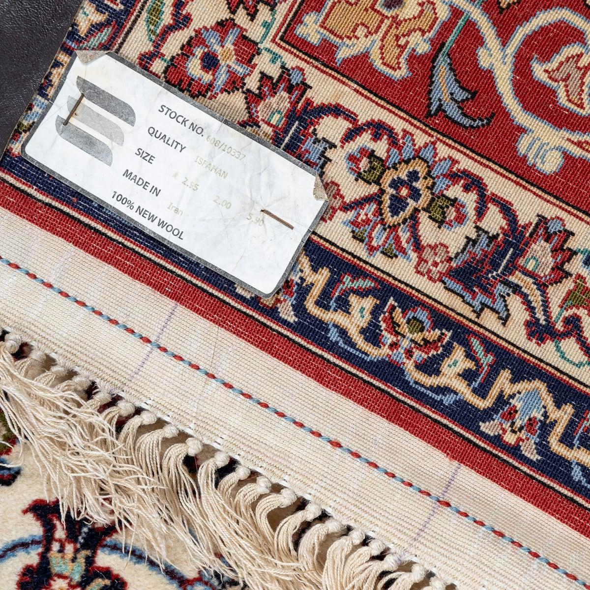Feiner handgefertigter persischer Isfahan-Teppich des 20. Jahrhunderts, Vintage, um 1980 im Angebot 12