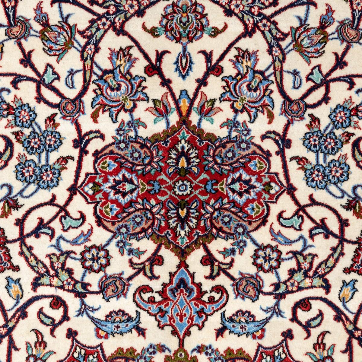Feiner handgefertigter persischer Isfahan-Teppich des 20. Jahrhunderts, Vintage, um 1980 (Sonstiges) im Angebot