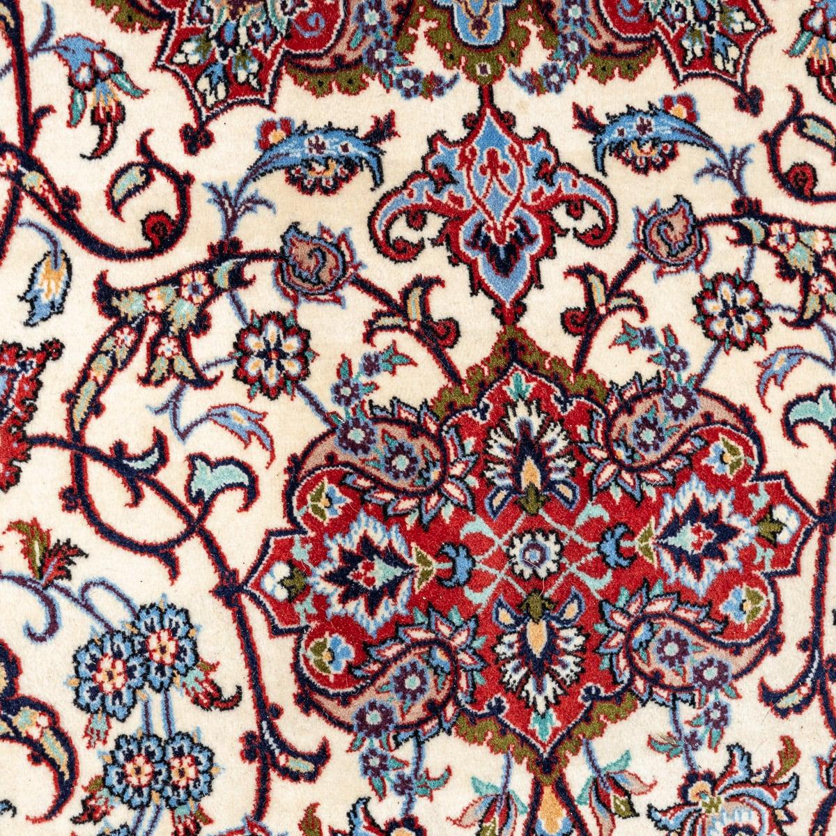 Feiner handgefertigter persischer Isfahan-Teppich des 20. Jahrhunderts, Vintage, um 1980 im Angebot 2