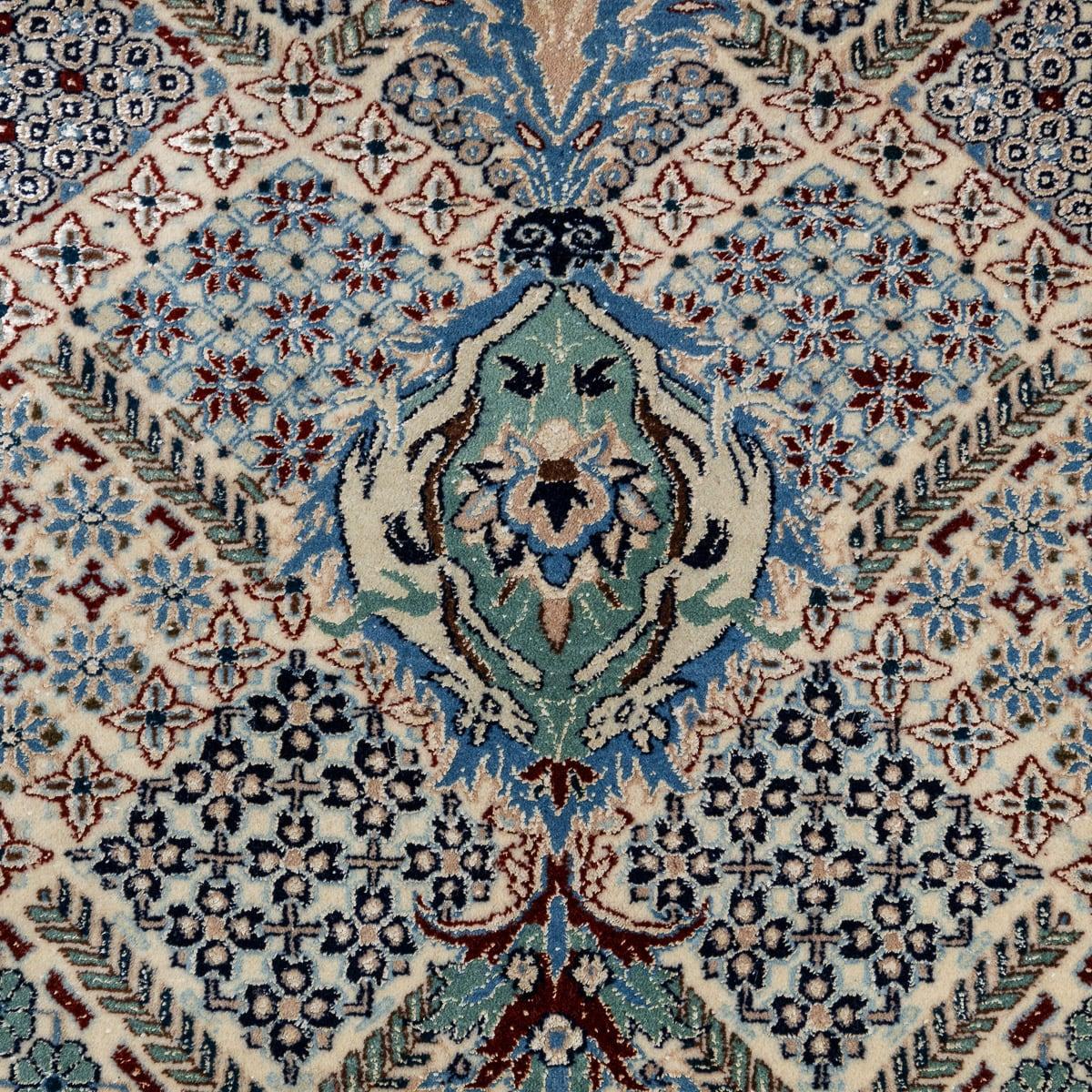 Vintage 20th Century Persian Fine Handmade Nain 6La Rug c.1980 For Sale 2