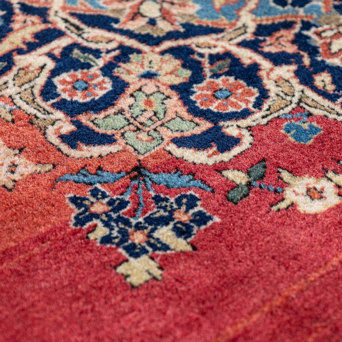 Persischer handgefertigter Kashan-Teppich des 20. Jahrhunderts, um 1930 im Angebot 1