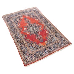 Vintage 20th Century Persian Handmade Kashan Rug c.1930