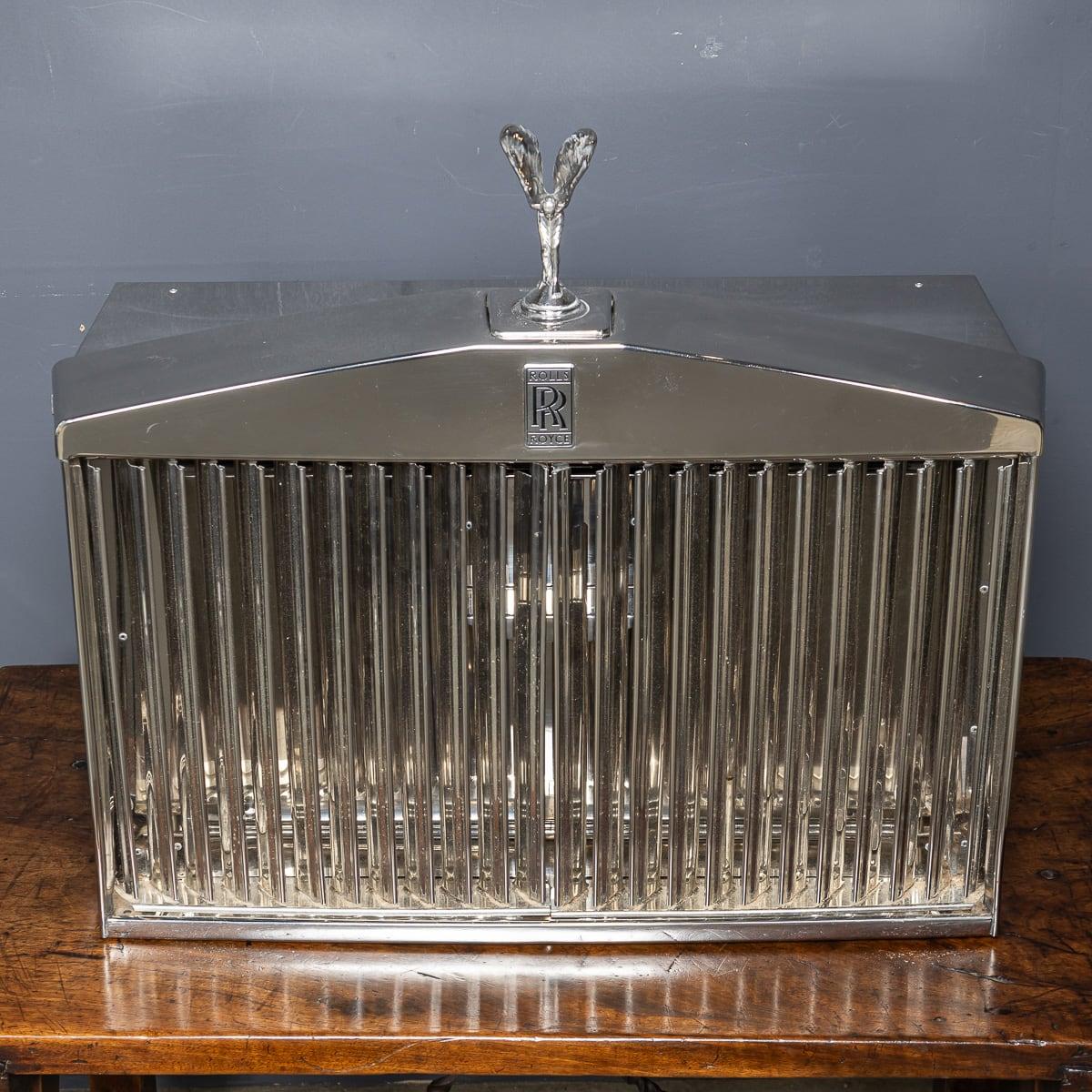 Other Vintage 20th Century Rolls Royce Radiator Grille Humidor & Accessory Case For Sale
