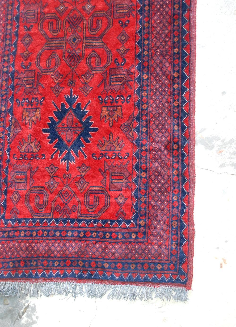 Asian Vintage 20th Century Rust Colored Runner
