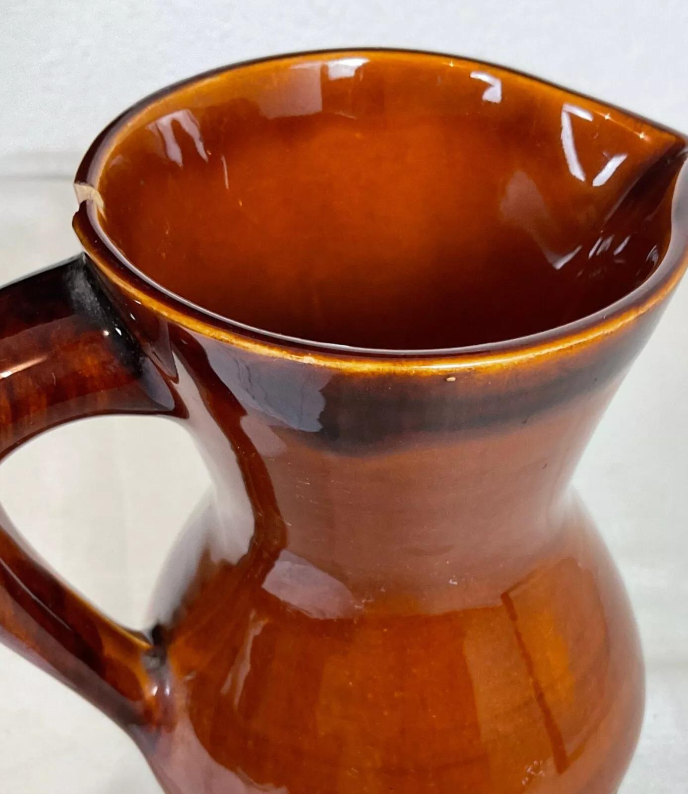 20ième siècle Pichet vintage en céramique du 20e siècle de Saint Clément, France - 2Y544 en vente